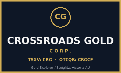 Crossroads Gold Corp logo