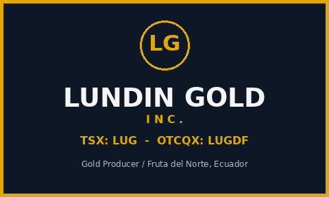 Lundin Gold Inc logo