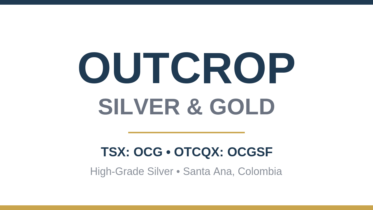 Outcrop Silver and Gold logo